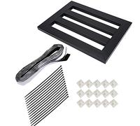 1 Set Effect Pedal Board, Alloy Metal Non Slip Guitar Board Donner Pedals with Setup Tape Clamp for Instruments Accessories (Medium)