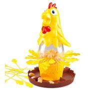 1 Set Egg Drop Kids Toys Funny Hen Laying Eggs Hair Pulling Board Game Stick Family Gathering Interactive Tabletop Game Gift For Party Birthday Holiday