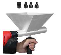 1 Set Electric Funnel Sprayer - Alloy Steel Cement, Automatic Grouting | Portable Electric Sprayers Wireless with Nozzles, Caulking Tool Cement Grout Mortar Applicator Tool for Walls Bricks