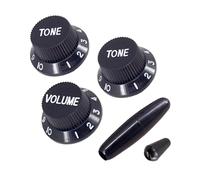 1 Set Electric Guitar Control Knobs Volumes And Tone Replacement Covers Easy Installation Guitar Knobs Texture