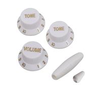 1 Set Electric Guitar Control Knobs Volumes And Tone Replacement Covers Easy Installation Guitar Knobs Texture