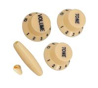 1 Set Electric Guitar Control Knobs Volumes And Tone Replacement Covers Easy Installation Guitar Knobs Texture