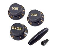 1 Set Electric Guitar Control Knobs Volumes And Tone Replacement Covers Easy Installation Guitar Knobs Texture