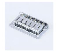 1 Set Electric Guitar Fixed Bridge Hardtail Saddle For 6 String Guitar Parts
