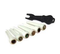 1 Set Elegant Bone Pins Guitar Bridge Pins Professional Guitar String Nails Bone Accessories Texture Accessories