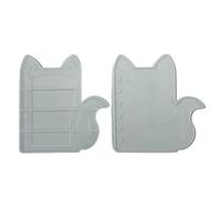 1 Set Epoxy Resin Mold Lovely Ear Shape Notebook Casting Versatile Silicone Molds for Jewelry Crafting and School Supplies