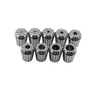 1 Set ER11 ER16 ER20 ER25 ER32 Spring Collet Chuck Accuracy 0.008mm for CNC milling Tool Holder Engraving Machine Spindle Motor (Color : AA - High Precision, Size : ER16 1set 10pcs)
