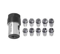 1 Set ER16A 6MM 8MM 10MM 12MM 14MM Motor Unner Diameter Extension Rod + ER16 1-10MM Spring Chuck for Lathe Engraving(ER16A-6MM,No Chuck)