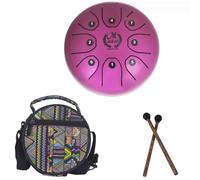 1 Set Ethereal Drum Tank Drum,1 Set Ethereal Drum Mind Healing Drum, Yoga Tank Music Instruments For Adults Meditation Drums,Beginner Percussion Instrument Steel Tank Drum (Color : Purple)