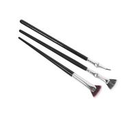 1 Set Eyelash Brush Fan Shaped Mascara Applicator for Precise Lash Grooming Cleaning Soft Bristles for Gentle Application Comfortable Grip for Makeup Artists