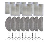 1 Set Filter Mop Cloth Side Brush ,Compatible for Polaris, PVCR 4250/4260 Vacuum Cleaner Parts(B)