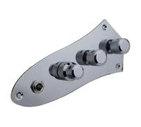 1 Set for GU-YKER 2-band Preamp/tone control for JB for Bass with adjustable GAIN (With Jazz Bass Control Plate+Control Knob)