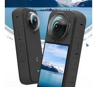 1 Set Front & Rear Lens Protective Lens Guard With Double-sided Tape And Cleaning Cloth For 360 Camera