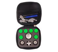 1 Set Game Controller Gaming Accessories Kit Metal Different Analog Joystick Base with EVA Storage Case for OneElite Game Handle Thumbsticks