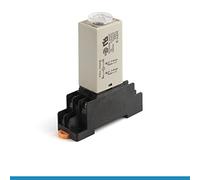 1 Set H3Y-2 AC220V Time Relay Delay Timer 5/10/30/60 Minute/Seconds with Base Socket 8PINS Voltage Rotary Knob(0-30M)