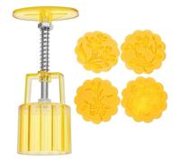 1 Set Hand Pressure Mooncake Molds Plum Blossom Theme