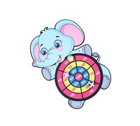 1 Set Hanging Targets Game Interactive Prop Safety Device Shooting Boards Dartboard Set for Household School Kindergarten Type 2
