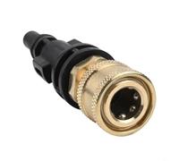 1 Set High Pressure Foam Pot Nozzle with 1/4 Quick Connect Adapter for LAVOR for Parkside PHD for VAX for Sterwins Car Wash Cleaning Tool Brass Plastic
