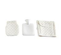 1 Set Hot Water Bag Easy to Use Leak Proof Protective Sleeve with Kids Umbilical Cord Band for Cold Weather Protections