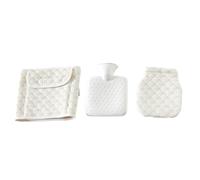 1 Set Hot Water Bag Easy to Use Leak Proof Protective Sleeve with Kids Umbilical Cord Band for Cold Weather Protections