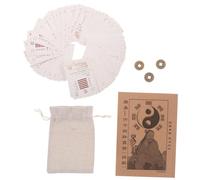 1 Set I Ching Enlightenment Divination Guide I Ching Book Feng Shui Fortune Fengui Money Coins Chinese Success Coins I Ching Cards Chinese Oracle Paper