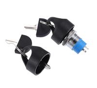 1 Set Ignition Switch, Ignition Starter Switch Lock with 4 Keys Mobility Scooter Key Switch 3 Wheels 4 Wheels Power Chairs Mobility Electric Vehicle Spare Start Ignition Switch for Pride