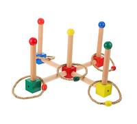 1 Set Interactive Ring Toss Game Hand Eye Coordination Garden Fun for Premium Outdoor Quoits for Boys and Color Random Random Color