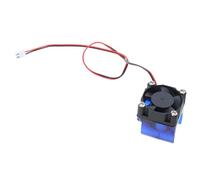 1 Set J-Head Hot End Cooling Fan Radiators 30x30x10mm 12V / 24V Cooler for V5 3D Printer Hot End Assembled Part Cooling Fan with Brackets