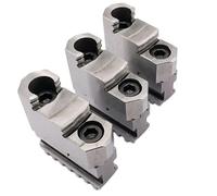 1 Set K11-160A Type A Seperate Jaw Two-Piece Jaws for 160mm 6" Lathe Chuck Collet Lathe Manual Self Centering