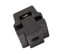 1 Set Key Vertical Machine Clamp Tool with Double Sided Tooth, Length 2.3cm Locksmith Clamp Fixture