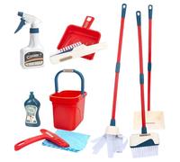 1 Set Kids Cleaning Toy: Realistic Pretend Play Housekeeping Kit with Mop Broom Dustpan Spray Bucket and More - Fun Stem Tools for Toddlers