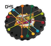 1 Set Kids Rope Untangling Game Twisted Rope Knots Board Game Logic Thinking Interactive Educational Colorful Elastic Rope Unhitching Toy