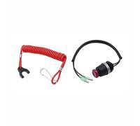 1 Set Kill Stop Switch with Lanyard Compatible with Mercury Outboard Motor
