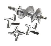 1 Set Kitchen Appliance 1pc 115mm Meat Grinder Screw SS-989843 and 3pcs Blade for Moulinex HV2 ME20 HV3 HV4 DR7 ME4 ME51 HV8