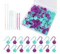 1 Set Knit Stitch Marker Yarn Needle Practical Knitting Marker Crochet Big Eye Sewing Needles