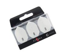 1 SET L STYLE CHAMPAGNE DART FLIGHTS ROCKET WHITE