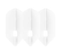1 SET L STYLE CHAMPAGNE DART FLIGHTS SLIM WHITE