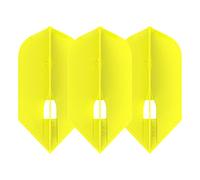 1 SET L STYLE CHAMPAGNE DART FLIGHTS SLIM YELLOW