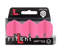 1 SET L STYLE CHAMPAGNE DART FLIGHTS STANDARD HOT PINK