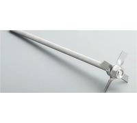 1 Set Lab 304 Stainless Steel Four-Bladed Propeller Stirring Blade with Rod Multiple Sizes(60mm blade with rod)
