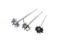 1 Set Lab Stainless Steel 304 Dispersion Disk Stirring Rod 3-12cm(7cm disk with rod)