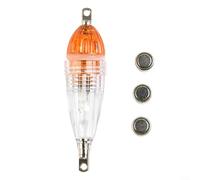 1 Set LED Underwater Fishing Light Squid Lure Device For Deep Sea Night Angling, Transparent Plastic, 6Cm, Red Green White Options(Color)