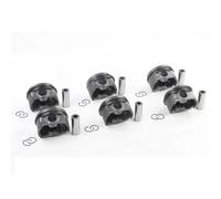 1 Set M54 3.0 Engine Pistons Rings Set +0.5 11257506222 11257506252 Compatible For BMW 330i 530i X3 X5 E46 E36 E39