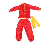 1 Set Martial Arts Costume Quality Kung Fu Outfit for Training Performance Comfortable Tai Chi Attire Traditional Chinese Design Breathable Elegant for Young Practitioners