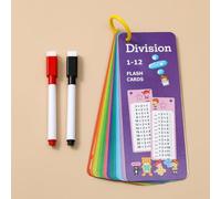 1 Set Math Self Test Flashcards, 1 to 12 Arithmetic Practice Cards, Montessori Learning Supplies for Primary Students