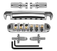 1 Set Matic Tailpiece Gold/Silver/Black Roller Saddle and Tailpiece for Roller Guitar Bridge Lock Tune O Electric Parts