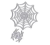 1 Set Metal Cutting Dies Halloween Spider Cobweb Embossing Stencil for DIY Scrapbooking and Card Making