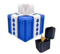 1 Set Middle Finger Novelty Christmas Adult Surprise Box With Screws 3D Printed Funny Prank Gift Annoying Present For Friends Family