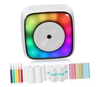 1 Set Mini Portable Inkless Thermal Printer for Stickers Labels Wireless Pocket Sized Design Easy Setup and User Friendly Interface for DIY Projects Notes and Photos