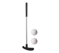 1 Set Miniature Golf Clubs - Two Way Putter Club, Portable Grip Golf Clubs | Two Way Golf Putter with Practice Golf Balls, Golf Putting Training Adjustable Telescopic Shaft for Golfers